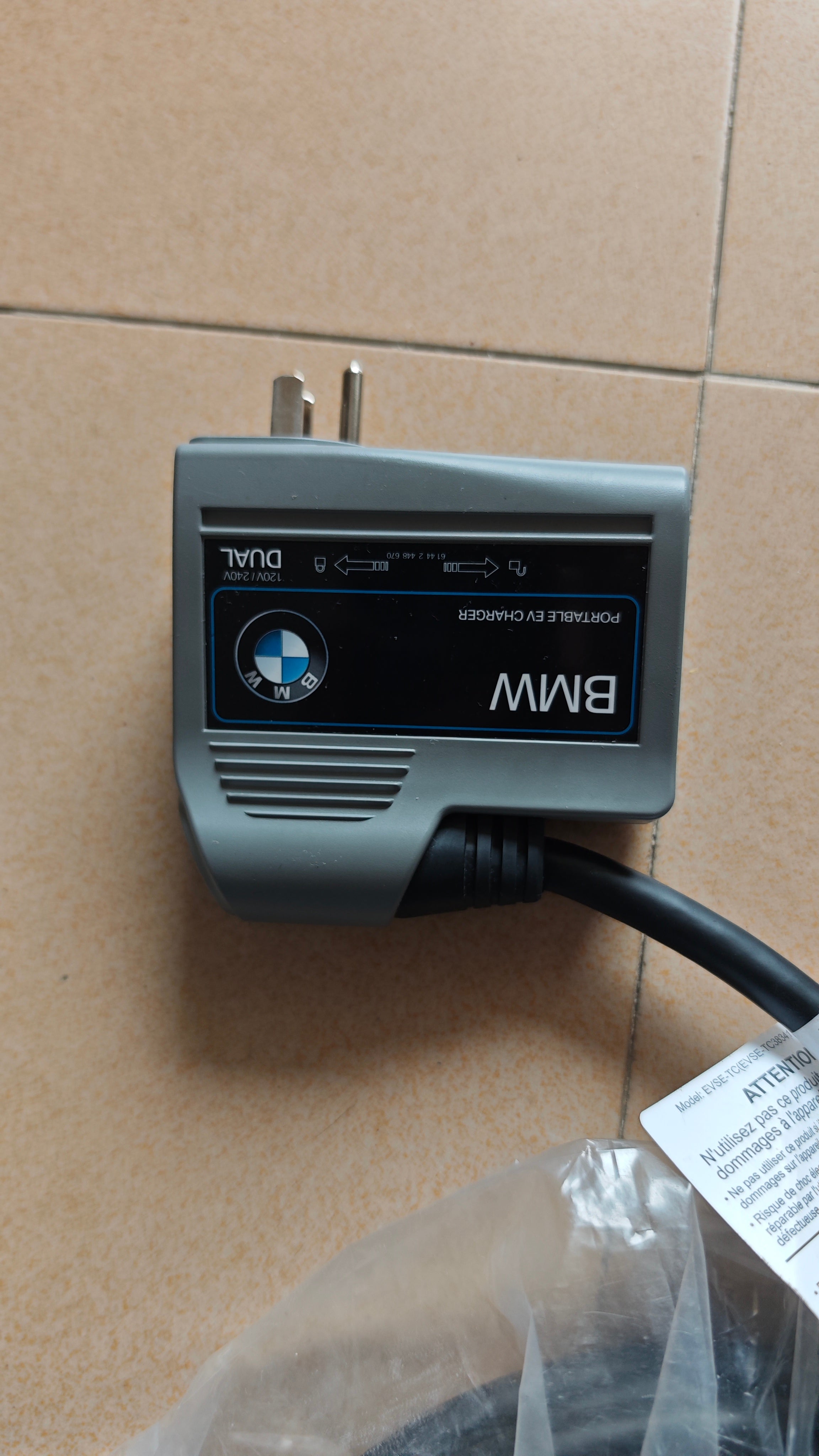 BMW Portable EV charger